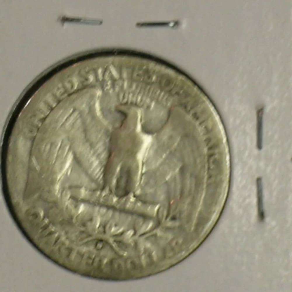 1937 D Washington Quarter - Silver Coin (AE3)